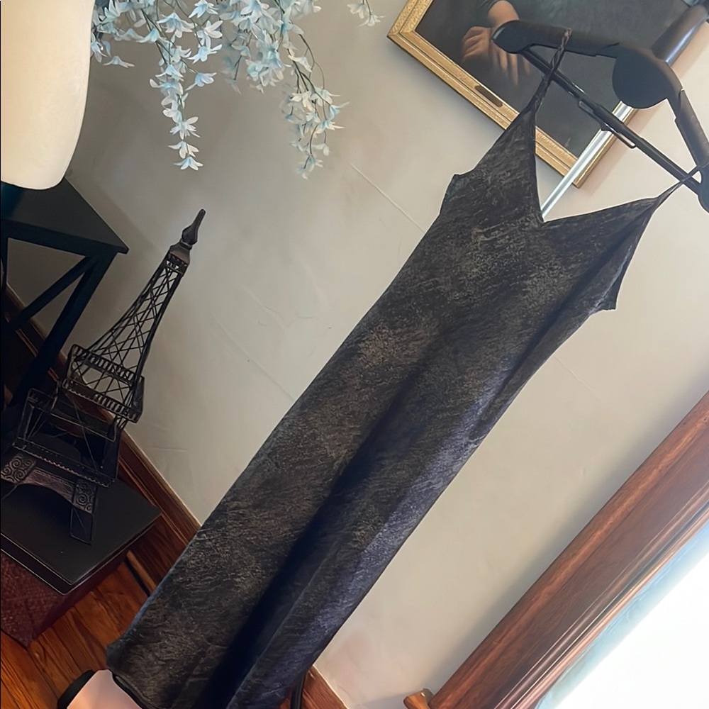 Calvin Klein Gray Sleeveless Slip Dress